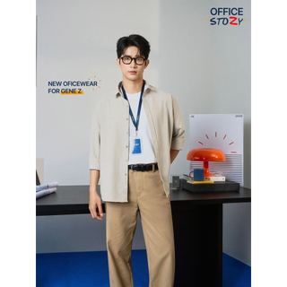 Áo Sơ Mi Nam ICONDENIM Tay Dài Workday Ease Form Relaxed SMID0363