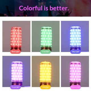 Bóng Đèn LED Màu SMVP E27 E14 220V 12W 16W Tím Hồng Xanh Xanh Đỏ Vàng