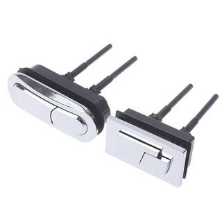 ZMONH 1 Nút bình vệ sinh xả kép Nút bồn cầu vuông tròn Đẩy nút xả kép