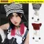 Mũ ác quỷ ngôi sao BAMBOOB, Mũ beanie Y2K sọc dễ thương, Mũ nữ đan Mũ beanie mùa thu đông