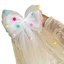 Nhiều Màu Tóc Công Chúa Bóng Nơ Veil Mỏ Vịt - Phụ Kiện Tóc Xinh xắn