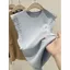 Áo vest dệt kim kiểu dáng hiện đại cổ điển, thời trang mùa xuânlazy chic