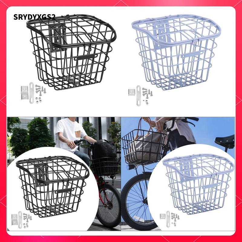 Phụ kiện giỏ xe đạp phía trước có nắp đi xe đạp Mua sắm xe đạp dung tích lớn