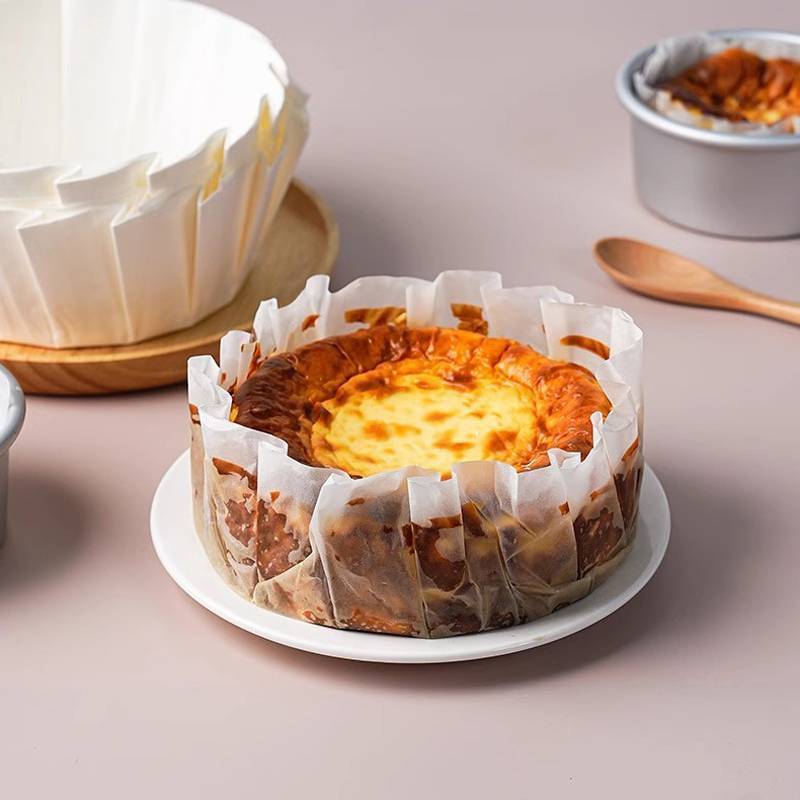 Khuôn Bánh Phô Mai Basque Có Thể Gập Lại Alittlesetrtu - Khay Giấy Chống Dầu Dùng Một Lần Để Nướng Bánh VN