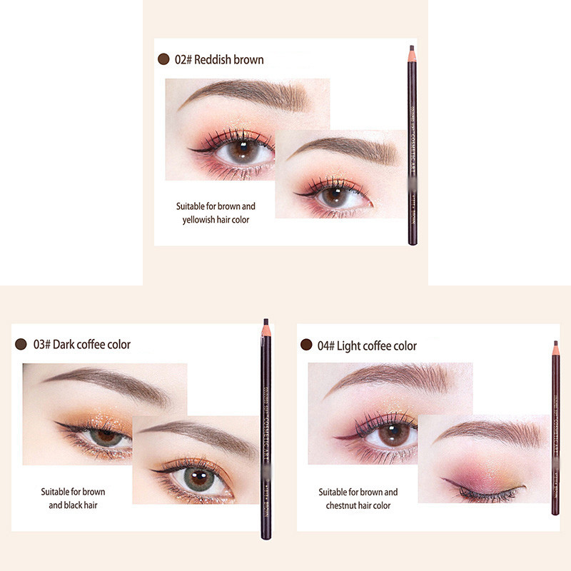 【Roshy】Bút kẻ lông mày chống thấm nước dùng cho kỹ thuật microblading lâu trôi định hình dụng cụ trang điểm.