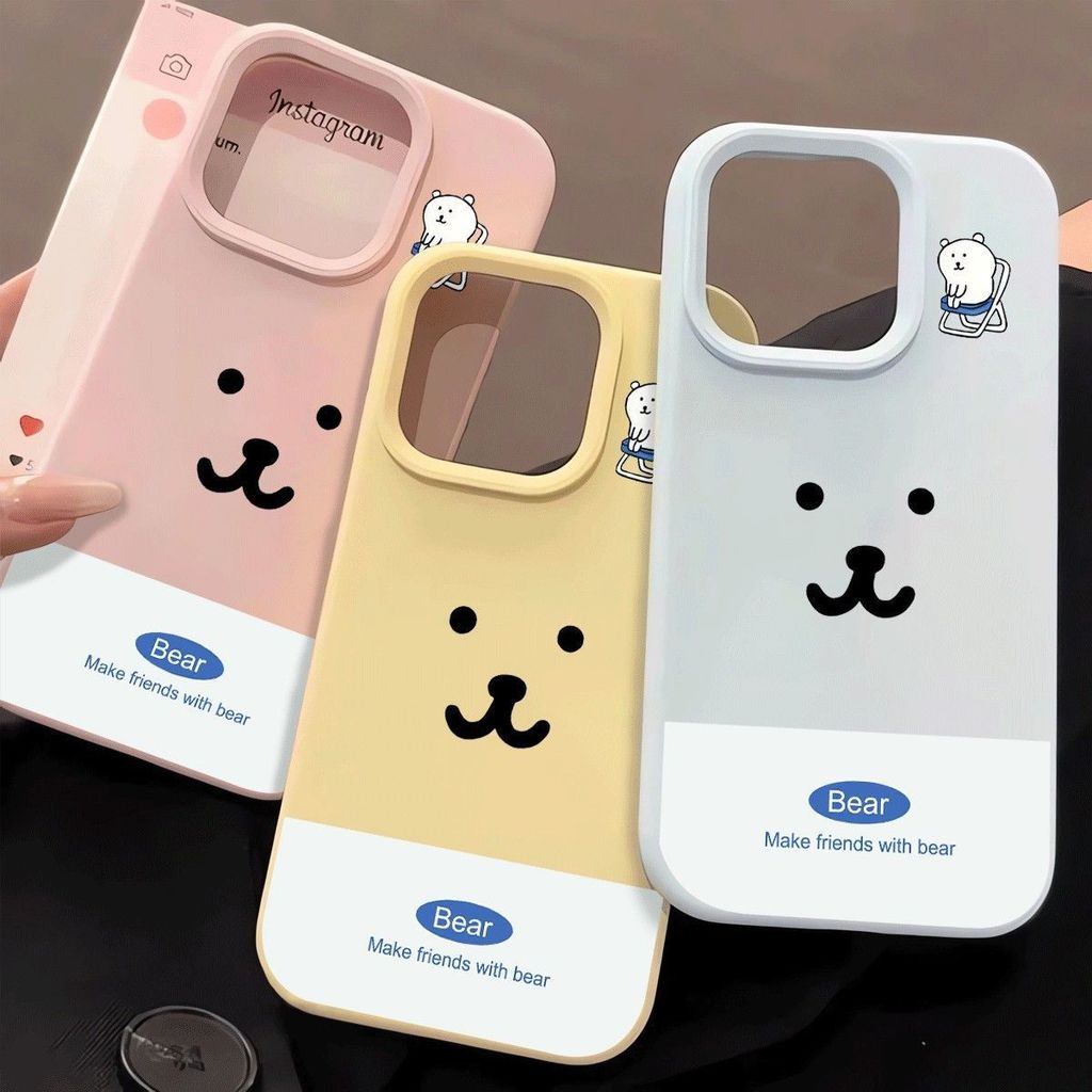 Hình ảnh ghế gấu nhại thích hợp với vỏ điện thoại 15promax iPhone16 vỏ gạo nếp 13