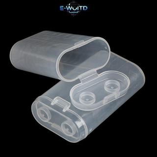E-WOITD Chống Thấm Nước 18650 Pin Hộp Bảo Quản Nhựa Ốp Lưng Bền 18650 Pin E-WOITD