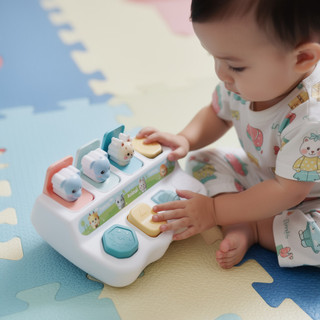 Peek A Boo Cat Pop Up Box Hình Động Vật Montessori Tập Đi Logic Fine Motor Toy ABS