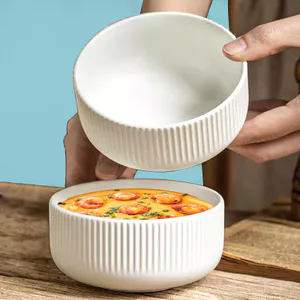 Bát Ăn Hộ Gia Đình Bát Cơm Phong Cách Mới 2025 Bát Bộ Đĩa Gốm Bộ Đồ Ăn Trứng Ăn Trọn Bộ Gói Gia Đình VYFS