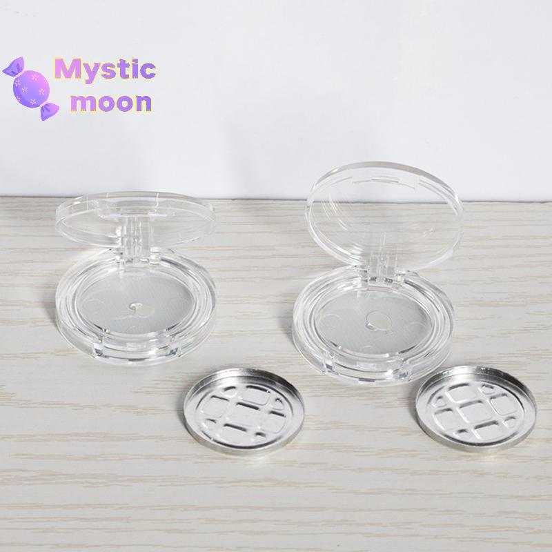 [Mystic] 2.5g Hộp đựng phấn mắt một khe trống Hộp phấn má hồng có gương [Mới]