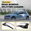 Dành Cho -Golf 7 MK7 GTD 2012-2015 Phía Sau Cản Bộ Chia Canard Đèn Sương Mù Ánh Sáng Lỗ Thông Khí Bên Viền Bao Da Sáng Đen