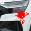 5 Miếng Dán Xe Hơi Chống Thấm Nước PVC - Decal Vinyl Nhiều Màu Sắc Cho Trang Trí Phản Quang Xe Máy