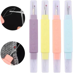 🌤️COD🌤️Dụng cụ xỏ chỉ + tháo chỉ 2 trong 1 - thuận tiện- dễ sử dụng Dụng cụ xỏ chỉ hai đầu, Dụng cụ tháo chỉ cầm tay