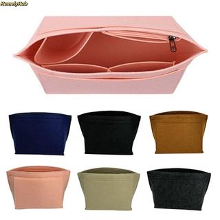 HOMELYHUB Ví Lót Nỉ Dung Tích Lớn, Túi Chèn Hỗ Trợ Túi Xách, Nhiều Ngăn Lưu Trữ, Tổ Chức