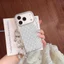Vỏ cứng dạng bột lấp lánh trong suốt Tương thích với iPhone 13 14 14Pro 14ProMax 15 15Pro 15ProMax 16 16Pro 16ProMax 17 17Pro 17ProMax Ốp họa tiết sọc sóng