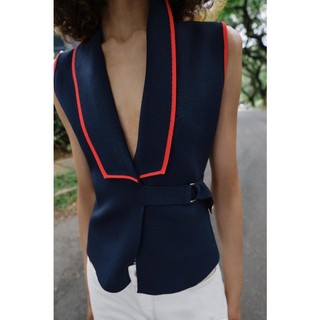 Áo len Cardigan đôi có khóa đôi ZA 4192081