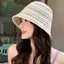Mũ Rơm Hàn Quốc Dệt Tay Cho Nữ, Thoáng Khí và Phong Cách, Perfect cho Đi Biển Mùa Hè