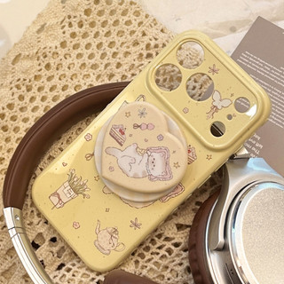[Sheren] Ốp điện thoại mèo lười ngủ Thích hợp cho i17 16 15 14 13 12 11 pro max Vỏ bảo vệ chống sốc