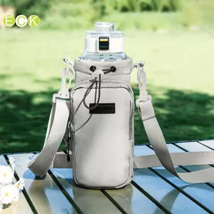Túi đựng bình nước di động có dây đeo vai có thể điều chỉnh giữ nhiệt cốc chân không Cốc đựng cốc cách nhiệt Vỏ bảo vệ đẹp