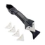 Yoo Grout Scrapers Caulking Tool Joint Smoothers Set có tay cầm chống trượt để hoàn thiện viền kính gạch chính xác