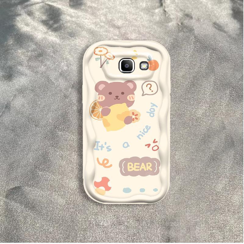 Thích hợp cho Samsung J7 Prime ON7 2016 Bảo vệ 3D TPU mềm Gấu Rilakkuma Vỏ điện thoại chống sốc