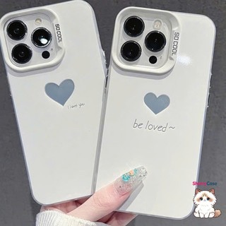 Ốp Lưng iPhone Tim Nhỏ IMD Cứng Trắng, Chống Sốc, Bảo Vệ Camera - iP 7/8/Plus/X/XS/XR/11/12/13/14/15/16/17Pro/Max