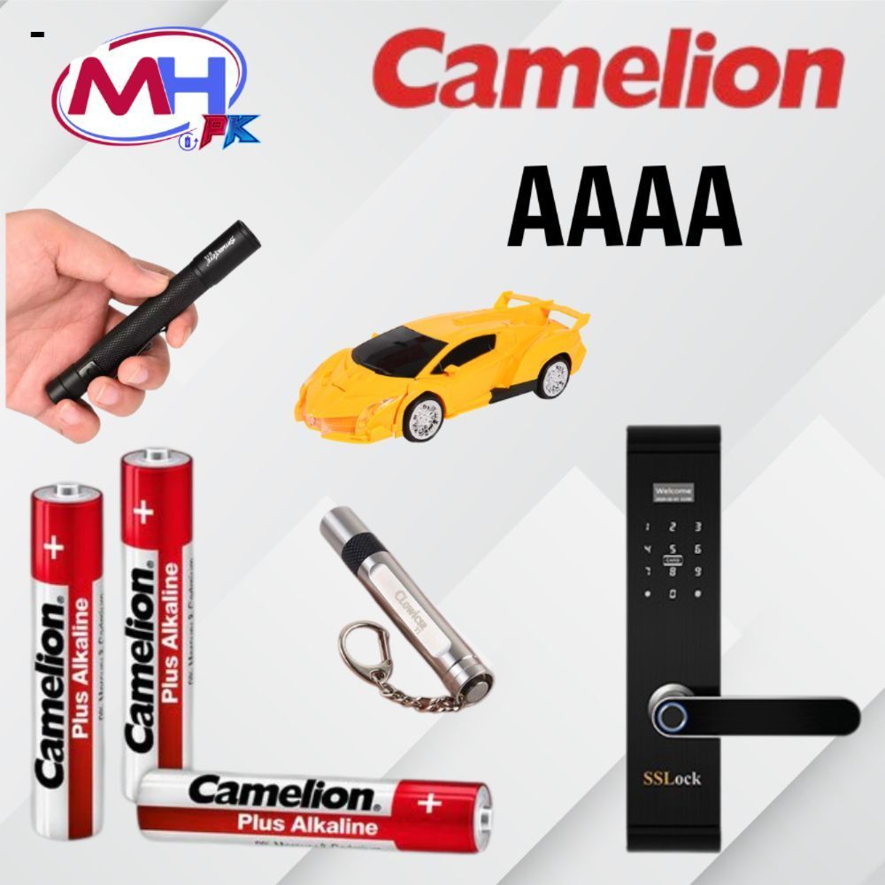 Bộ 2 pin AAAA Camelion 1.5V Alkaline LR8D425 tối ưu cho bút cảm ứng, remote cửa điện.