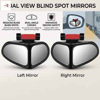 360 Xoay Góc Rộng Gương Điểm Mù Nhỏ Tròn Chiếu Hậu Ô Tô Chống Glare Đảo Chiều Hỗ Trợ