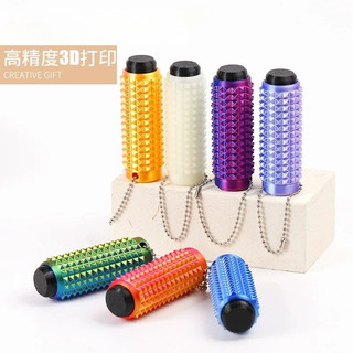 Đồ chơi cầm tay in 3D màu Gradient, 7x2,5x2,5cm có dây xích, Phụ kiện làm dịu lo âu PLA để sử dụng hàng ngày