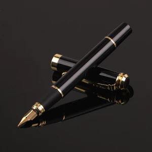 Bút viết 98576 / Quà tặng kinh doanh / Iridium Nib / Bút Iridium phong cách mới cao cấp / 138 * 13mm / Bút kim loại đầu sáng / Giảm mực / Nam / Bé gái / Bút học sinh
