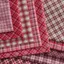 Cotton Nguyên Chất In Hình Hồng Mary Né Kiểm Tra Phong Cách Vải Đơn Giản Cổ Điển Đỏ Kiểm Tra Vải Handmade Đầm Vải 5.5