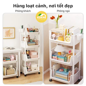 Kệ Đựng Đồ Thông Minh Có Bánh Xe, Giúp Sắp Xếp Không Gian Ngăn Nắp Hơn