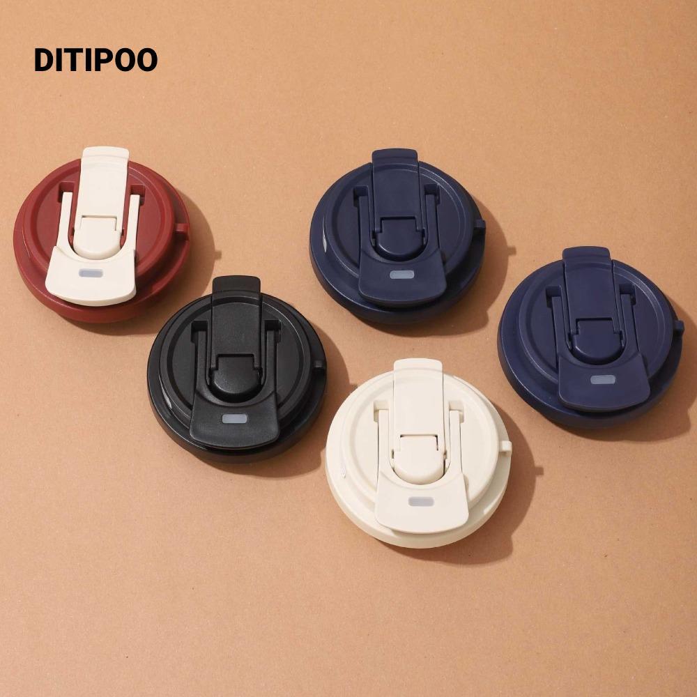 Ditipoo Thay Thế Nắp Cốc, Vòng Nhựa Kín Ống Hút Nắp Lật, Sáng Tạo Miệng Rộng Chống Rò Rỉ Nắp Vòi Thể Thao Phụ Kiện