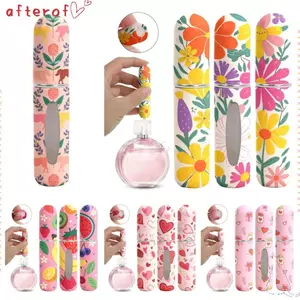 Chai Xoay Xịt AFTEROF, Chai Nước Hoa Mini Có Thể Đổ Lại 5ml, Hộp Đựng Mỹ Phẩm Rỗng Cồn Tinh Dầu