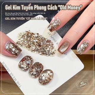 Sơn Móng Tay Gel Lấp Lánh Phong Cách Old Money Bán Chạy Mùa Thu Đông 2026 Siêu Trắng Lấp Lánh Rực Rỡ Siêu Nhẹ