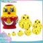 < Pluscloth > 1 Bộ Búp Bê Làm Tổ Đáng Yêu Thiết Kế Động Vật Mười Lớp Hoạt Hình Chick Matrioska Đồ Chơi Cho Trẻ Em