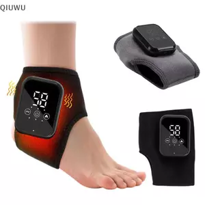Máy mát xa ba phương pháp chân QIUWU, quấn chân & mắt cá chân làm nóng 3 trong 1 có ức chế.