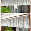 XYLJJ14 Phong Cách Hàn Quốc Đục Lỗ Ren Ngắn Rèm Cà Phê Nửa Rèm Gạc Rèm Chống Bụi Nhà Bếp Phân Vùng Rèm Tủ Khối Ma Thuật