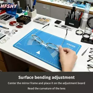 HFSHY Kính Khung Điều Chỉnh Ống Kính Đường Kính Tấm Đo Cửa Hàng Quang Thẻ Kiểm Tra Phụ Kiện Kính Tiến Bộ Ống Kính Công Cụ Sửa Chữa VN