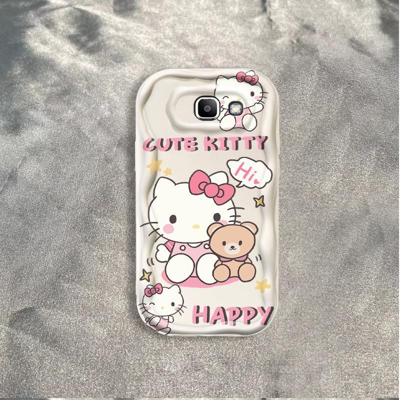 Thích hợp cho Samsung J7 Prime ON7 2016 Bảo vệ 3D TPU mềm Kitty Rilakkuma Vỏ điện thoại chống sốc