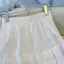 Mùa xuân trắng, mùa hè, eo cao, mỏng hơn, viền ren, váy chữ a dài vừa vặn