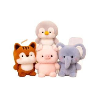 Búp Bê Đồng Hành Sang Trọng VOIDLESS, Gối Thú Nhồi Bông Gấu 16cm, Thời Trang Siêu Mềm Sang Trọng Voi Động Vật Sang Trọng Đồ Chơi Bàn