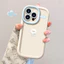 Đối với iphone15promax xsmax 15 13 14plus14plus Lucky Duck 13pro Puff 12 11xr7 8p chống sốc silicone trường hợp bảo vệ