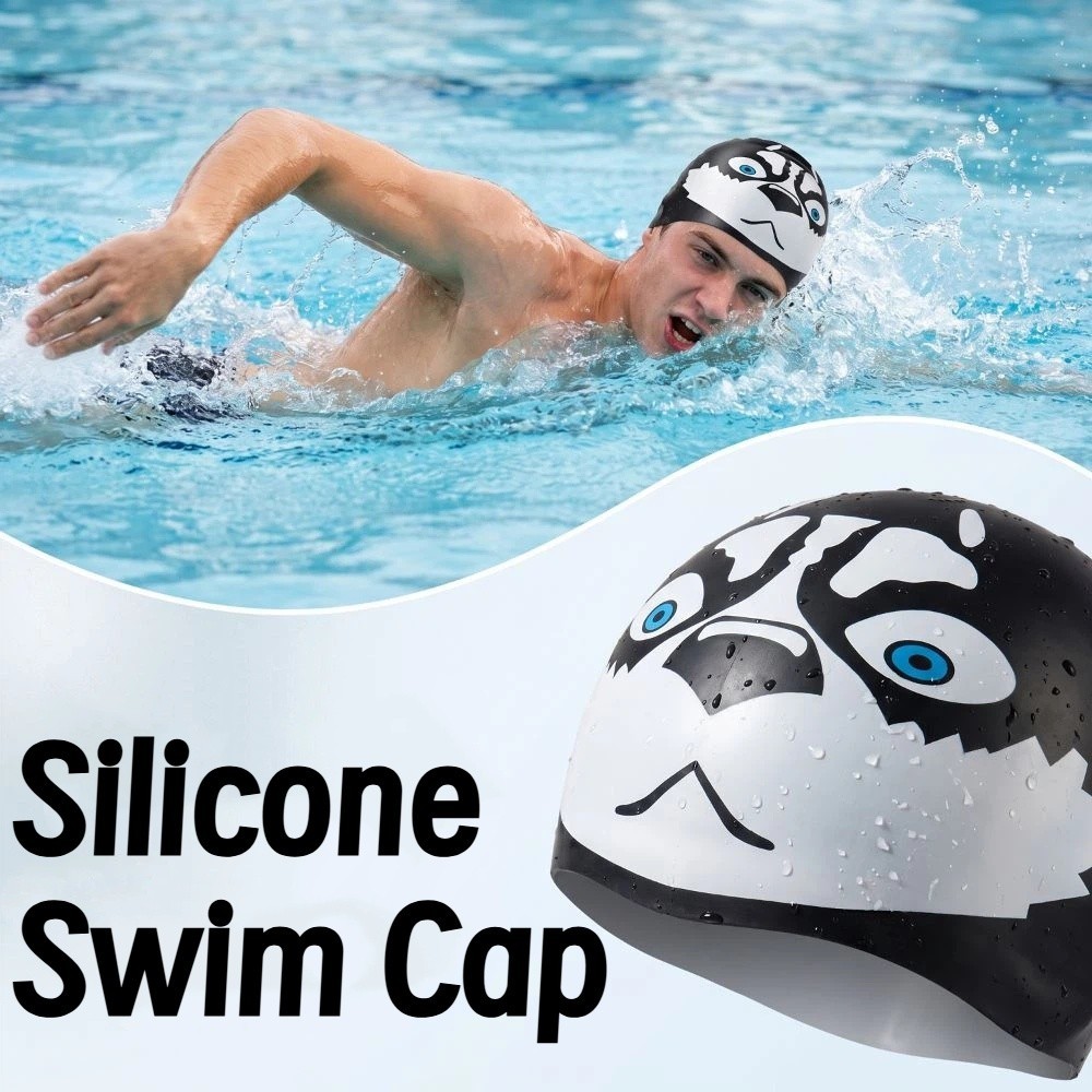 Mũ LACYES silicon cho chó ngộ nghĩnh, chống thấm nước, phụ kiện bể bơi