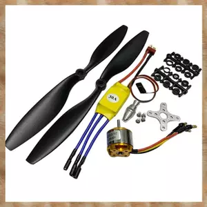 2212 1000KV 13T Động cơ Outrunner không chổi than + 30A ESC + 1045 Bộ cánh quạt cho các bộ phận máy bay đa năng RC