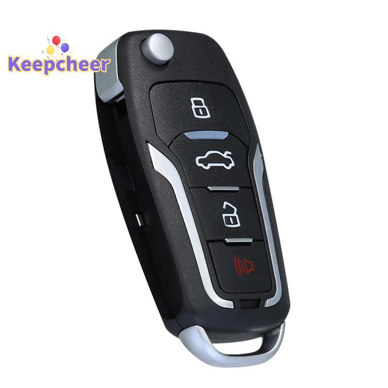 [Keepcheer] Chìa khóa điều khiển từ xa ô tô 433 MHz Điện thông minh Thay thế cửa nhà để xe Nhân bản Sao chép từ xa 4 Channe Mới