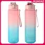 JASMINE 800ml / 28oz Bình Nước Thể Thao Dung Tích Lớn Chống Rò Rỉ Cốc Nhựa Nhiều Màu Sắc Uống Ngoài Trời Du Lịch Di Động Tập Gym Thể Dục Bình JASMINE