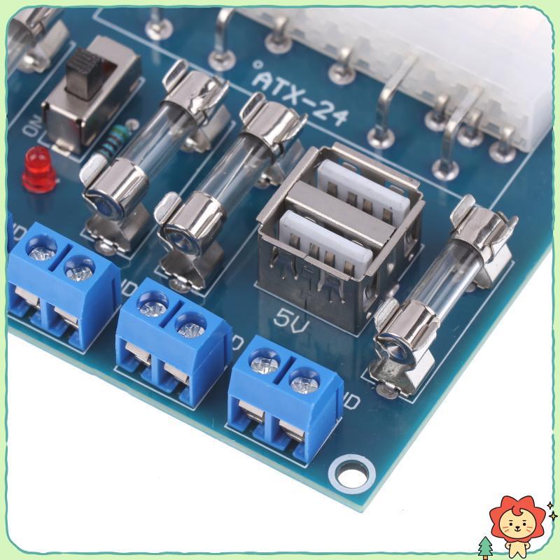1 Bộ Chuyển Đổi Nguồn Điện Cung Cấp Mô Đun Kiểm Tra Nguồn Điện Mạch Ổ Cắm Mô Đun HU-M28W Máy Tính Để Bàn Điện ATX Chuyển Ban