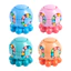< Pluscloth > Đồ chơi khối xoay mượt mà Đồ chơi thần tài giảm căng thẳng Hình bạch tuộc chống rơi Tiện ích xếp hình giác quan cho trẻ em Hoàn hảo để tập trung và giảm lo âu Khối xoay mịn