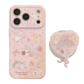 [Sheren] Ốp điện thoại giá trị cao Sweetheart Cat Thích hợp cho i17 16 15 14 13 12 11 pro max Vỏ bảo vệ chống sốc